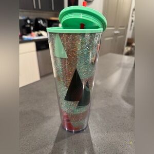 Starbucks glitter Christmas tree